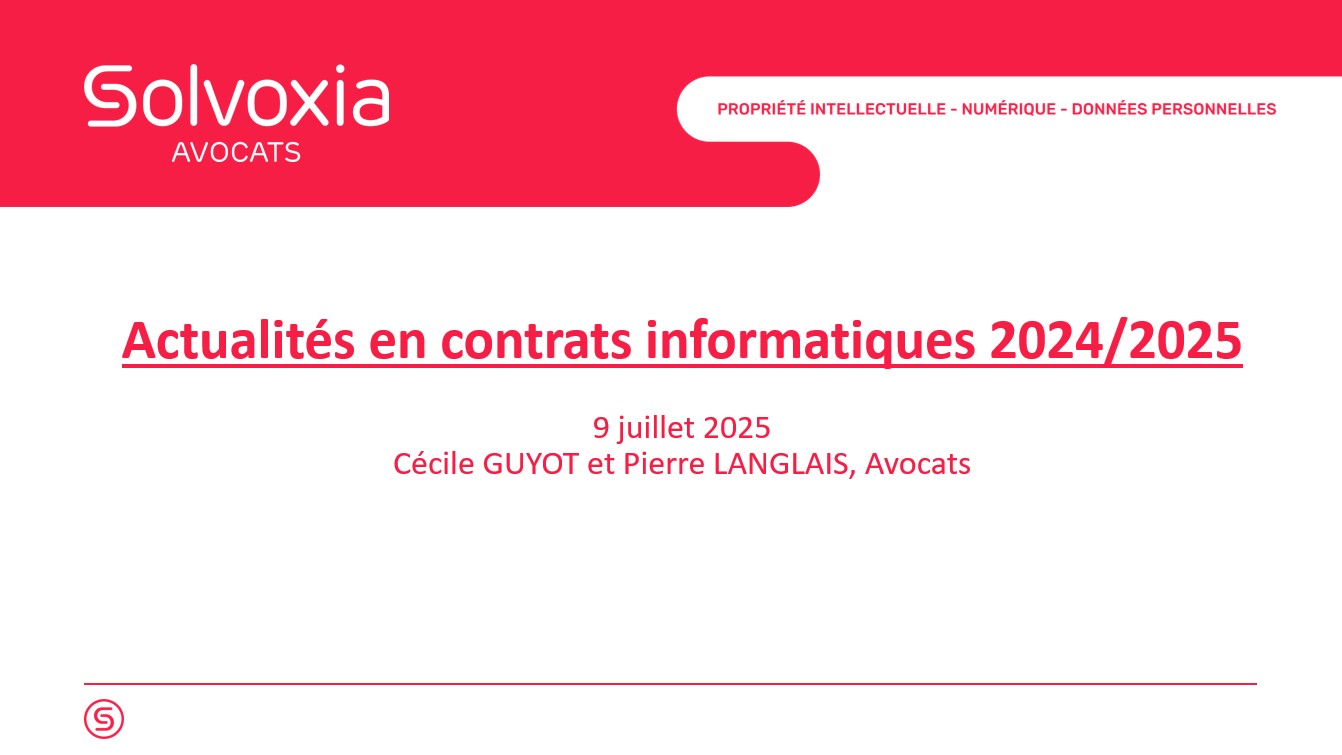 Contrats informatiques